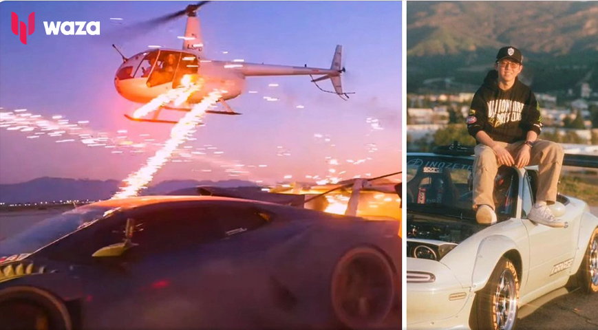 Who is Alex Choi? YouTuber facing federal charges for firing fireworks at a Lamborghini from a helicopter